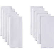 Gerber&reg; 10-Pack Birdseye Flat Fold Cloth Diaper in White