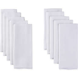 Gerber® 10-Pack Birdseye Flat Fold Cloth Diaper in White