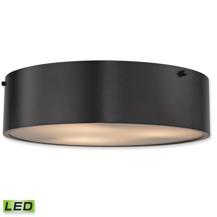 Elk Lighting Clayton LED Flush Mount Chandelier in Oil ...