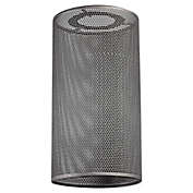 ELK Lighting Iron Pipe Optional Perforated Shade in Weathered Zinc