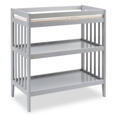 grey changing table