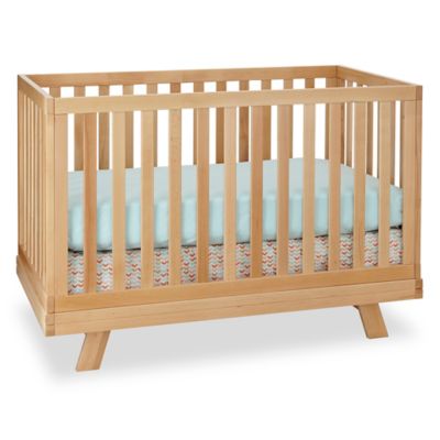 natural wood crib