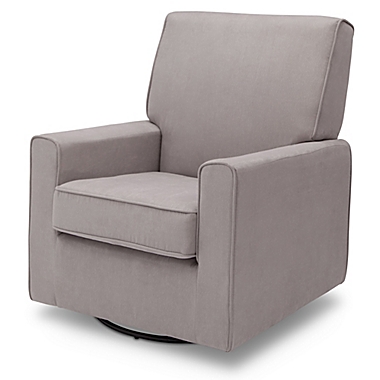Delta Children Ava Nursery Glider Swivel Rocker in Dove Grey. View a larger version of this product image.