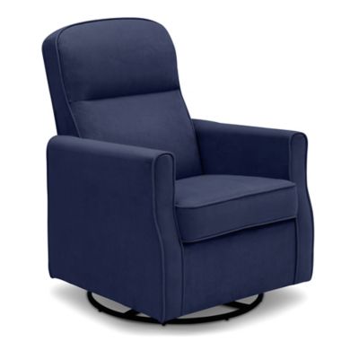 navy blue nursery glider