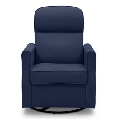 delta children clair glider swivel rocker chair