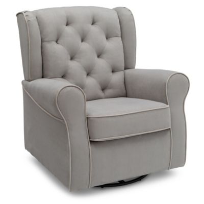 delta children clair glider swivel rocker chair