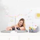 Alternate image 5 for Skip Hop Wipe Clean Changing Pad in Light Grey