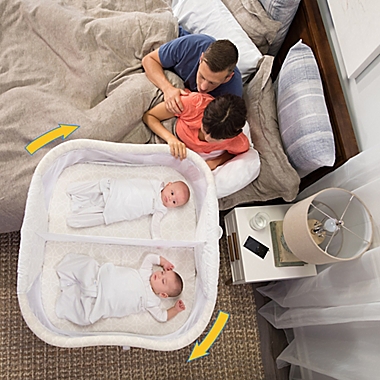 HALO&reg; Bassinest&reg; Twin Sleeper in Sand Circles. View a larger version of this product image.