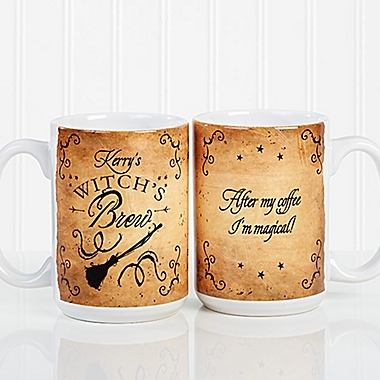 Witch&#39;s Brew 15 oz. Coffee Mug in White. View a larger version of this product image.