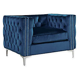Chic Home Picasso Velvet Club Chair