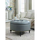 Alternate image 3 for Chic Home Harriet Ottoman in Grey