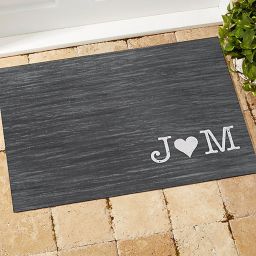 Family Initials Door Mat