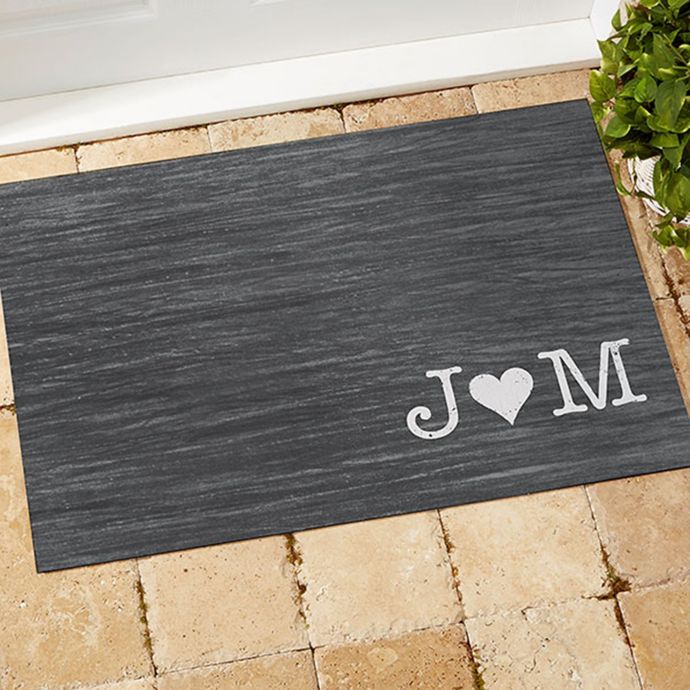 Family Initials Door Mat Bed Bath and Beyond Canada