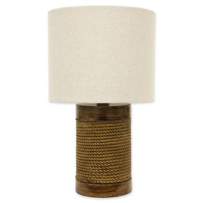 rope table lamp