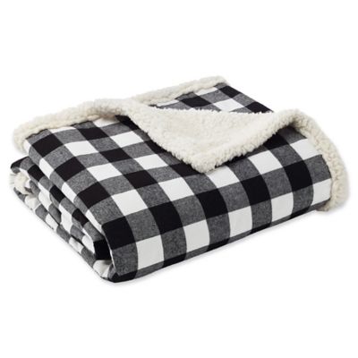 checkered fleece blanket