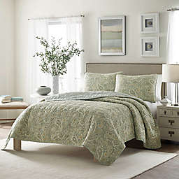 Stone Cottage Emilia Reversible Twin Quilt Set in Green