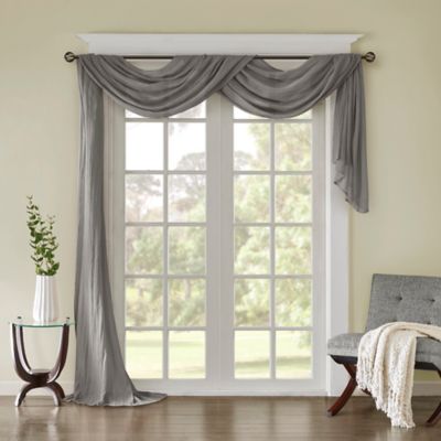 long window scarf valance