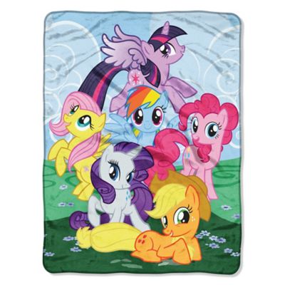 my little pony plush blanket