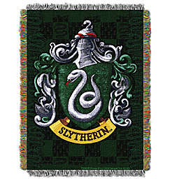 Harry Potter&trade; Slytherin Woven Tapestry Throw Blanket