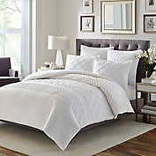 Stone Cottage Mosaic Twin Duvet Cover Set in White