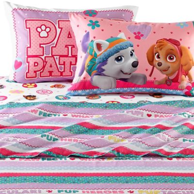 paw patrol crib sheet set