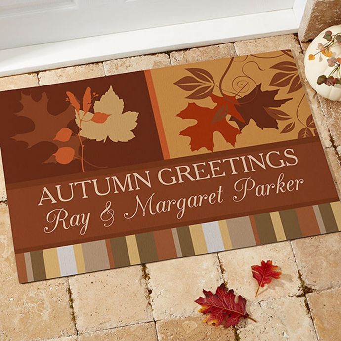 Happy Autumn Door Mat Bed Bath and Beyond Canada