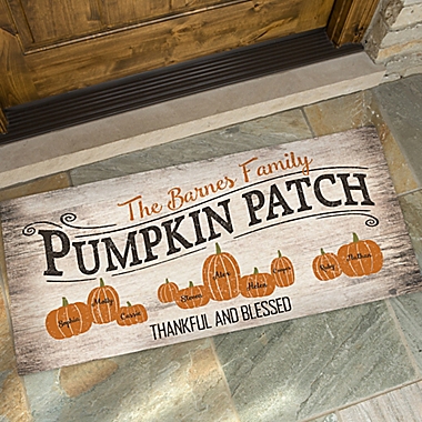 Pumpkin Patch Door Mat. View a larger version of this product image.