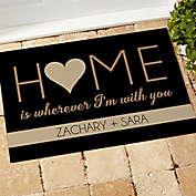 Home With You 18-Inch x 27-Inch Door Mat