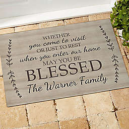 May You Be Blessed Door Mat