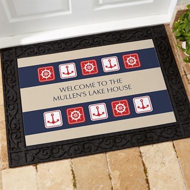Ahoy! Nautical Door Mat. View a larger version of this product image.