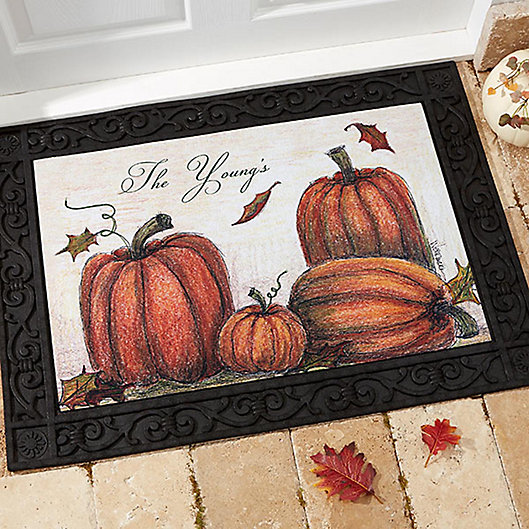 Alternate image 1 for Autumn Pumpkin Patch Door Mat