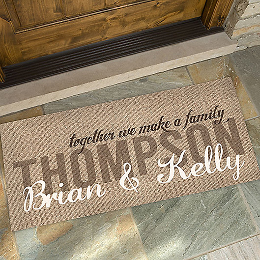 Alternate image 1 for Together We Make A Family 24-Inch x 48-Inch Door Mat