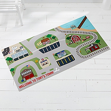Transportation Village 34-Inch x 48-Inch Play Mat. View a larger version of this product image.