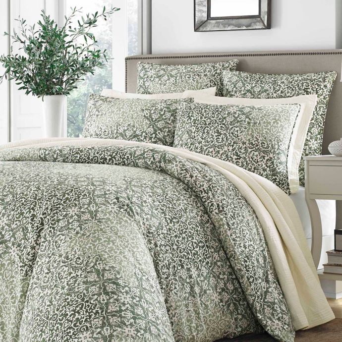 Stone Cottage Abingdon Comforter Set in Green Bed Bath and Beyond Canada