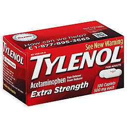 Tylenol® Extra Strength 100-Count 500 mg Pain Reliever Caplets for Adults