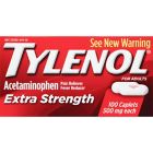 Alternate image 1 for Tylenol&reg; Extra Strength 100-Count 500 mg Pain Reliever Caplets for Adults