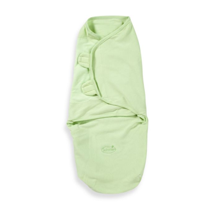 SwaddleMe® Small Green 100 Cotton Infant Wrap buybuy BABY