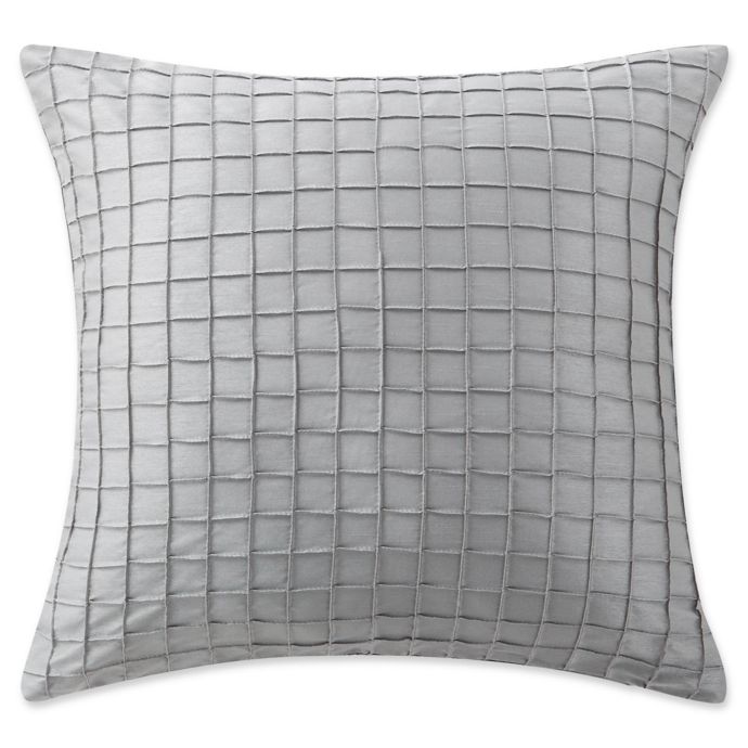 Waterford Ryan Square Throw Pillow In Platinum Bed Bath Beyond
