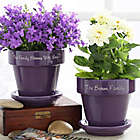 Alternate image 0 for Our Family Blooms Flower Pot in Purple