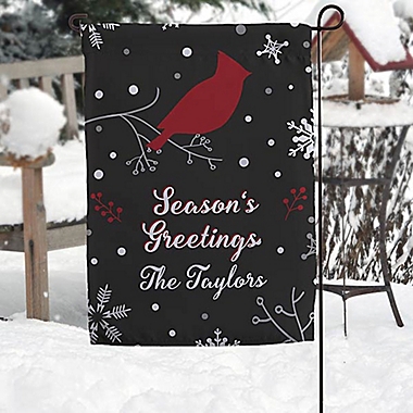 Wintertime Wishes Garden Flag. View a larger version of this product image.