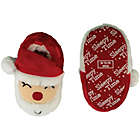 Alternate image 1 for Sleepy Time Size 18-24M Santa Face Slipper in Red