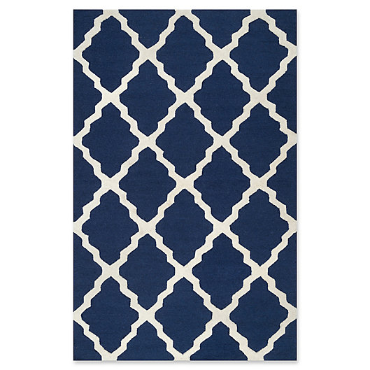 Alternate image 1 for nuLOOM Marrakech Trellis 2-Foot x 3-Foot Accent Rug in Navy Blue