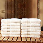 Alternate image 1 for Linum Home Textiles Terry 12-Piece Washcloth Set in White
