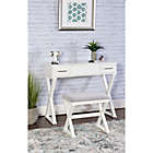Alternate image 9 for Alexis Bathroom Vanity with Stool in White