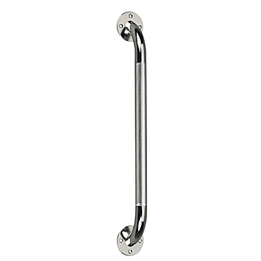 Drive Medical Knurled 18-Inch Grab Bar in Chrome. View a larger version of this product image.