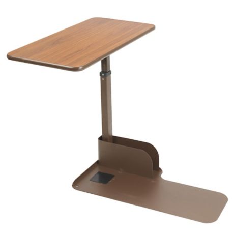 Drive Medical Seat Lift Chair Over-the-Bed Table in Walnut ...