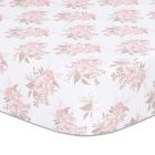 Alternate image 0 for The Peanutshell&trade; Grace Fitted Crib Sheet in Pink