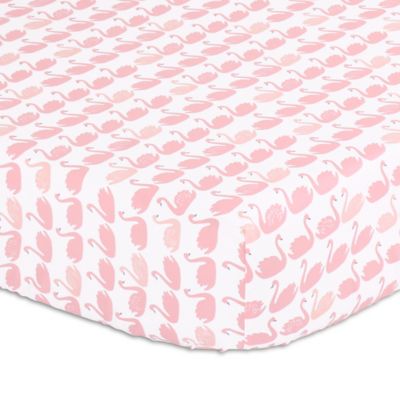 swan crib bedding set