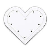 The Peanutshell&trade; Heart Marquee Wall Light in White