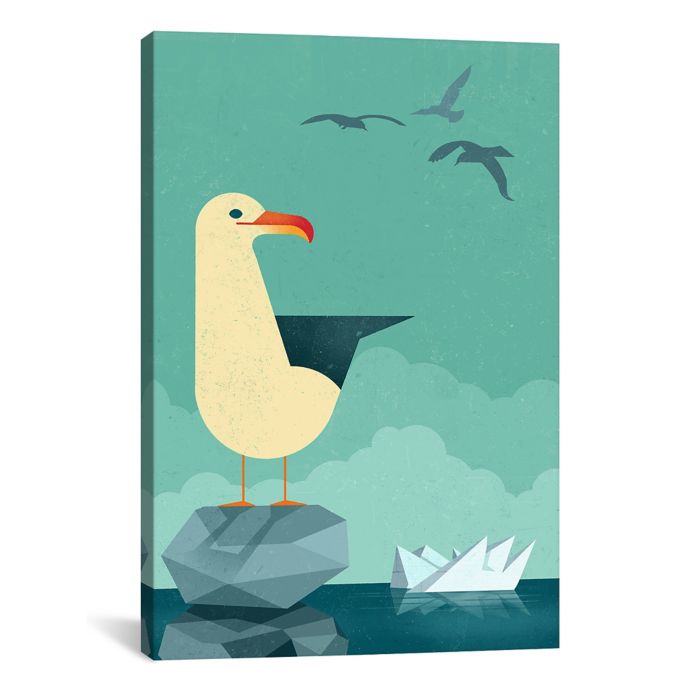 Icanvas Seagull Canvas Wall Art Bed Bath Beyond